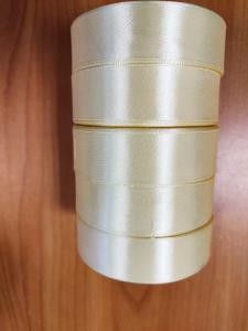 Лента атласная гладкая на катушке 25мм х 25ярд. Слоновая кость,1шт.