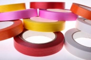 I215 Лента простая 2*50 итальянское тиснение/яр.розовый